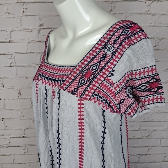 𝅺ANTHROPOLOGIE Maeve Ruidoso Embroidered Dress - Picture 5 of 13